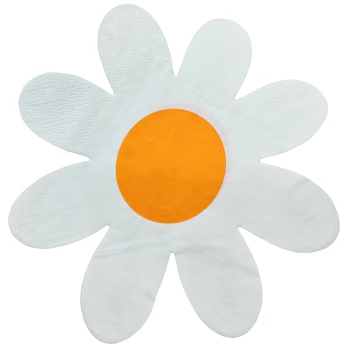 20 Stück Servietten Gänseblümchen, Servietten Geburtstag Gänseblümchen Deko, Servietten Blumen, Servietten Blumenform,Frühling Party Osterfeier Geburtstag Party Servietten Tischdeko Papierservietten 20 Stück Servietten Gänseblümchen, Servietten Geburtstag Gänseblümchen Deko, Servietten Blumen, Servietten Blumenform,Frühling Party Osterfeier Geburtstag Party Servietten Tischdeko Papierservietten von CAIKAILIOR
