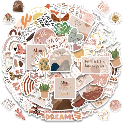 50 Stück Sticker Aesthetic Set,Vintage Aufkleber,Boho-motivierende Stickers,Kindle Sticker Kinder Wrwachsene,für Scrapbook Book Fotoalbum Laptop Handyhülle Koffer Snowboard Skateboard Motorrad Fahrrad 50 Stück Sticker Aesthetic Set,Vintage Aufkleber,Boho-motivierende Stickers,Kindle Sticker Kinder Wrwachsene,für Scrapbook Book Fotoalbum Laptop Handyhülle Koffer Snowboard Skateboard Motorrad Fahrrad von CAIKAILIOR
