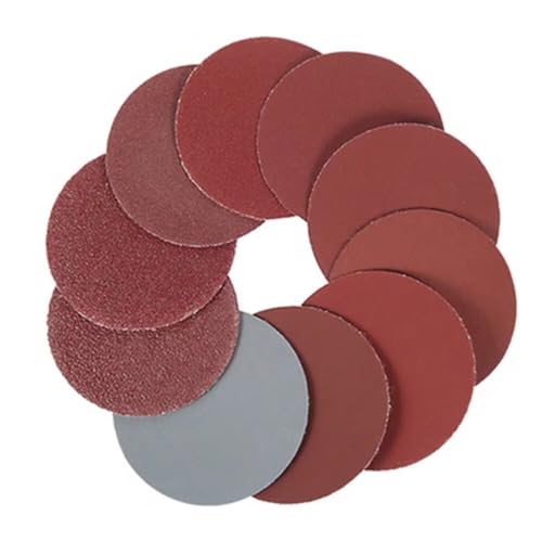 Runde Schleifscheiben Sandpapier 50pcs 3 Zoll 75mm, Körnung 400 Haken und Schleife Beflocken Schleifscheiben Pad, Scheiben mit Klettverschluss, für Metall Holz -Single grit set Runde Schleifscheiben Sandpapier 50pcs 3 Zoll 75mm, Körnung 400 Haken und Schleife Beflocken Schleifscheiben Pad, Scheiben mit Klettverschluss, für Metall Holz -Single grit set von CAIMEI SANDER
