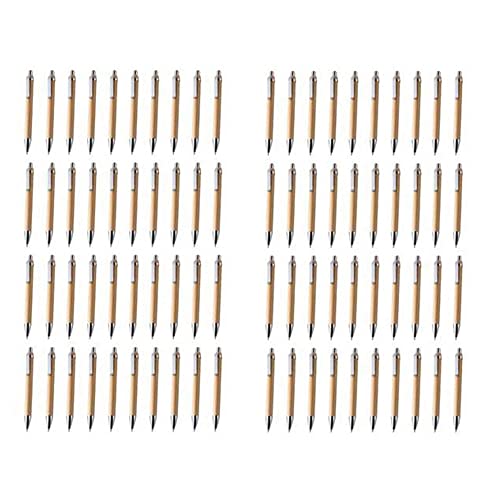 CAIONPLE 80 StüCk Kugelschreiber Stift Set Bambus und Schreiben GeräTe, 40 StüCk Schwarze Tinte & 40 StüCk Blaue Tinte CAIONPLE 80 StüCk Kugelschreiber Stift Set Bambus und Schreiben GeräTe, 40 StüCk Schwarze Tinte & 40 StüCk Blaue Tinte von CAIONPLE