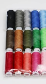 Nähgarn Set 366 Meter Nähmaschinengarn 36 Nähgarnfarben mit 36 Overlockgarn Spulen,Hochfester Polyesterfaden Nähgarn Für Nähmaschine Passend, Nähzubehör für alle Sewing Machine Overlock Nähmaschine Nähgarn Set 366 Meter Nähmaschinengarn 36 Nähgarnfarben mit 36 Overlockgarn Spulen,Hochfester Polyesterfaden Nähgarn Für Nähmaschine Passend, Nähzubehör für alle Sewing Machine Overlock Nähmaschine von CAIXINYI
