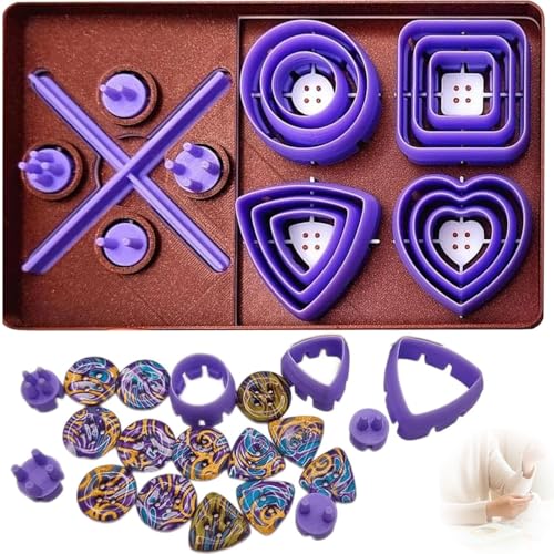 CAJUCA Knopf-Werkzeugset – Erstellen Sie Mit Leichtigkeit Perfekt Zentrierte Knöpfe, DIY-Knopfmacher-Set, Werkzeugset Zur Herstellung Von Tonknöpfen, Bastelwerkzeuge for Stoffknöpfe CAJUCA Knopf-Werkzeugset – Erstellen Sie Mit Leichtigkeit Perfekt Zentrierte Knöpfe, DIY-Knopfmacher-Set, Werkzeugset Zur Herstellung Von Tonknöpfen, Bastelwerkzeuge for Stoffknöpfe von CAJUCA