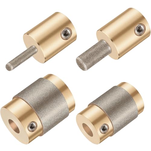 4pcs Buntglasschleife 4 Größen Diamantbohrer Bits Messingkern Praktische Mehrzweckfleckenglaswerkzeuge und -versorgungen für die Gestaltung von Keramikfliesen Steinfärbemühle Fo 4pcs Buntglasschleife 4 Größen Diamantbohrer Bits Messingkern Praktische Mehrzweckfleckenglaswerkzeuge und -versorgungen für die Gestaltung von Keramikfliesen Steinfärbemühle Fo von CAKEEYUM