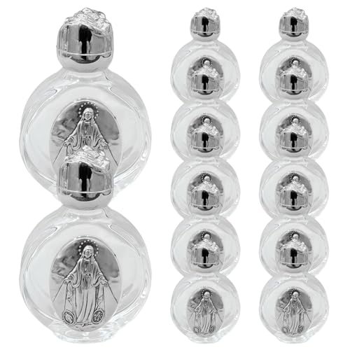 CAKEEYUM 12pcs Heiliges Wasserflasche katholische christliche Heilige Wasserbehälter mit getöntem Mütze Mehrzweck-Leere Flaschen für die Taufe der Taufe der Kirchentoilettenartikel. CAKEEYUM 12pcs Heiliges Wasserflasche katholische christliche Heilige Wasserbehälter mit getöntem Mütze Mehrzweck-Leere Flaschen für die Taufe der Taufe der Kirchentoilettenartikel. von CAKEEYUM