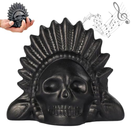 CAKEEYUM Aztec Death Whistle am lautesten mit Schädel erschreckend menschlich klingender Alter Tod Pfeife Kollektible traditionell für Halloween- und Themenereignisse Aztec am lautesten CAKEEYUM Aztec Death Whistle am lautesten mit Schädel erschreckend menschlich klingender Alter Tod Pfeife Kollektible traditionell für Halloween- und Themenereignisse Aztec am lautesten von CAKEEYUM