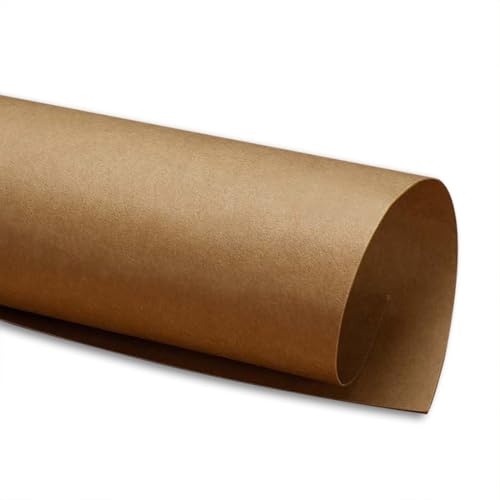 250GSM Brown Cardstock Paper Sheets - Mehrzweck-Kulissen|Kunsthandwerkspapier Ideal Für Hintergrundausstellungen, Handzeichnung, 3D -Papierskulpturen,Schulprojekte,Bräunen,A4 (30 Blatt) von CAKERS