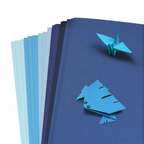 Blue Cardstock Paper 250GSM-Multi-Purple Art Craft Paper Für 3D-Handwerk, DIY Scrapbooking, Hintergrundausstellungen,6 Farbmischung,8K (24 Blatt) von CAKERS