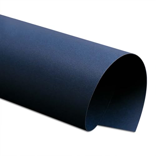 Blue Cardstock Paper 250GSM-Multi-Purple Art Craft Paper Für 3D-Handwerk, DIY Scrapbooking, Hintergrundausstellungen,Dunkelblau,Vollblatt (5 Blatt) von CAKERS