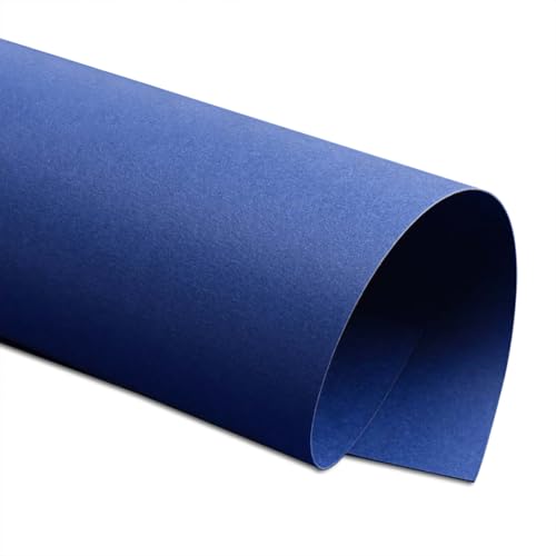 Blue Cardstock Paper 250GSM-Multi-Purple Art Craft Paper Für 3D-Handwerk, DIY Scrapbooking, Hintergrundausstellungen,Marineblau,Vollblatt (5 Blatt) von CAKERS