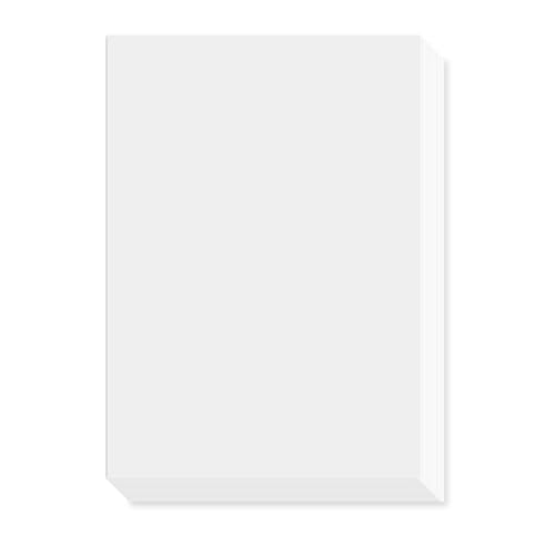 Farbiges Papier DIY Handgefertigt Origami Buntes Kopierpapier - 100 Blätter Zum Drucken, Handwerk Und Büro | Mehrzweckpapier Für Cover, Karten, Kunstprojekte,Weiß,A4-80GSM (1 Pack) von CAKERS