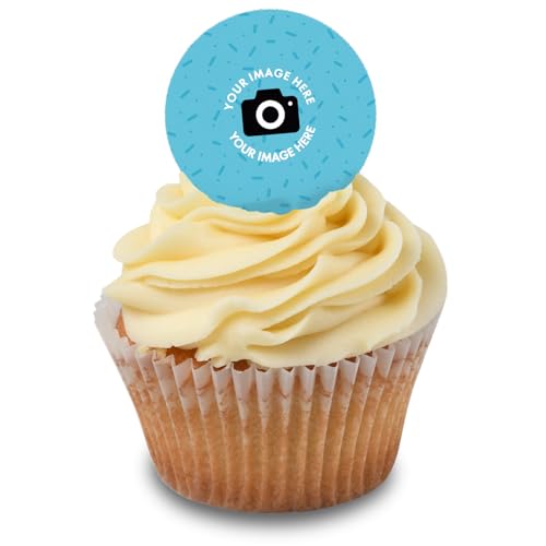 Cakeshop Cupcake Personalisierte Essbare Kuchenaufleger | Individuelles Bild Personalisieren | Für Geburtstage & Feiern | Zuckerguss- & Oblatenpapier-Optionen Cakeshop Cupcake Personalisierte Essbare Kuchenaufleger | Individuelles Bild Personalisieren | Für Geburtstage & Feiern | Zuckerguss- & Oblatenpapier-Optionen von CAKESHOP edible cake toppers EST. 2012