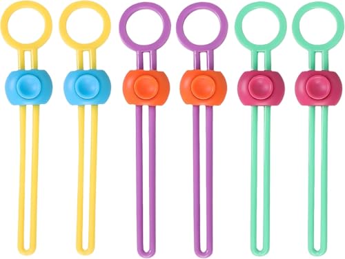 6 Stück Silikon-Lebensmittel-Clips für Taschen, langlebige Lebensmittelbeutel-Clips für die Küchenorganisation zur Aufbewahrung von Lebensmitteln von CAKLIK
