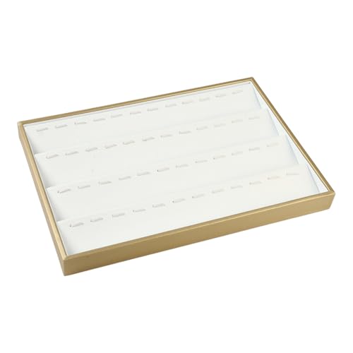 CALFOVERA 1 Grids PU Leder Schmuckdisplay Tablett Weißes Leder Schmuck Aufbewahrungskoffer Stapelbarer Anhänger Schaukasten Halskette Organizer Halter Behälter Für Schubladen Anhänger Halskette CALFOVERA 1 Grids PU Leder Schmuckdisplay Tablett Weißes Leder Schmuck Aufbewahrungskoffer Stapelbarer Anhänger Schaukasten Halskette Organizer Halter Behälter Für Schubladen Anhänger Halskette von CALFOVERA