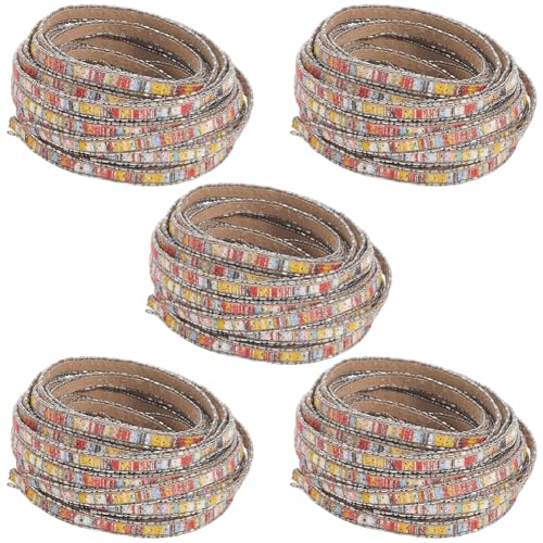 CALFOVERA 1 Stück 2 Yard Flaches Leder Boho Kordel 3mm Gold PU Leder Trendige Bohemian Streifen Bunte Dünne Riemen Schnur Spitze Schnur Kordel Mit Silberner Kante Flechten Streifen Faden CALFOVERA 1 Stück 2 Yard Flaches Leder Boho Kordel 3mm Gold PU Leder Trendige Bohemian Streifen Bunte Dünne Riemen Schnur Spitze Schnur Kordel Mit Silberner Kante Flechten Streifen Faden von CALFOVERA
