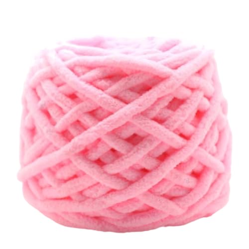CALFOVERA 2 Strang Weiches Leichtes Baumwollgarn Häkel Makramee Kordel Amigurumi Garn 3.53 Unzen Sportgewicht Grobes Strick Baumwollseil Zum Häkeln von Pullovern Mützen Socken Basteln (Perlenrosa) von CALFOVERA