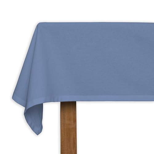 CALICOT Bel Air Blue Tischdecke aus 100% Baumwolle, vorgewaschen und vorgeschrumpft, perfekt für Zuhause | Speisen | Tischplatte| Partydekoration, Baumwolle, (Rechteckig, 160 x 229 cm) von CALICOT