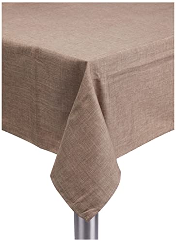 CALITEX Brom 3372360505554 Tischdecke rechteckig Polyester Taupe von CALITEX