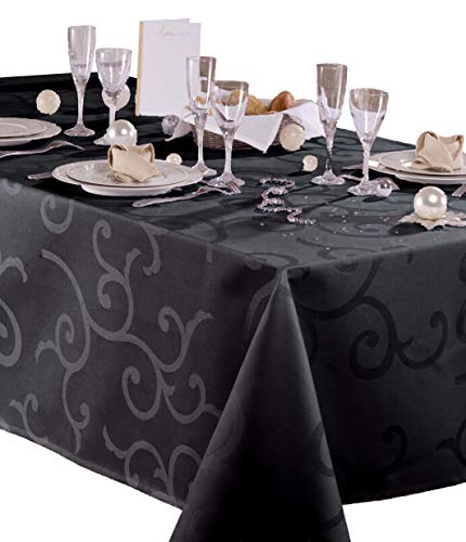 Damast-Tischdecke, beschichtet, Madigan, rechteckig, 140 x 250 cm Damast-Tischdecke, beschichtet, Madigan, rechteckig, 140 x 250 cm von CALITEX