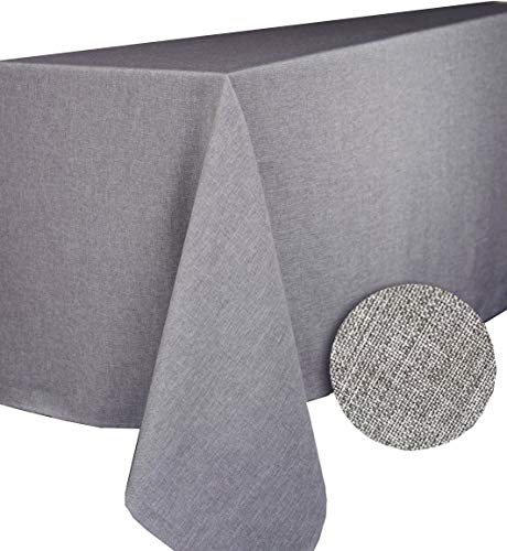 CALITEX Rechteckige Tischdecke, Polyester, grau, 300x150 cm CALITEX Rechteckige Tischdecke, Polyester, grau, 300x150 cm von CALITEX