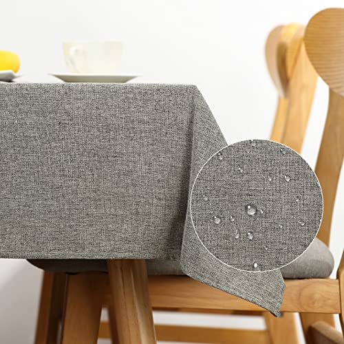 CALIYO Tischdecke Leinenoptik Tischdecke abwaschbar Tischtuch Leinen Tischläufer Tischwäsche Eckig Tischdecke. CALIYO Tischdecke Leinenoptik Tischdecke abwaschbar Tischtuch Leinen Tischläufer Tischwäsche Eckig Tischdecke. von CALIYO