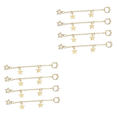 2 Sätze Teiliges Nagelketten Anhänger Für Maniküre Zubehör Glitzernde Stern Nageldekorationen Für Diy Nail Art Für Besondere Anlässe 4 Stück * 2 2 Sätze Teiliges Nagelketten Anhänger Für Maniküre Zubehör Glitzernde Stern Nageldekorationen Für Diy Nail Art Für Besondere Anlässe 4 Stück * 2 von CALLARON
