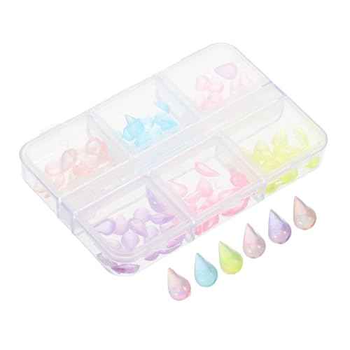 CALLARON 1 Box Nail Art Diamantschmuck Winzige Nagelsteine ​​Niedliche Nagelanhänger Einzigartige Nagelanhänger DIY Nagelmaterialien Nail Art Strasssteine ​​Nail Art Edelsteine ​​Luxuriöse von CALLARON