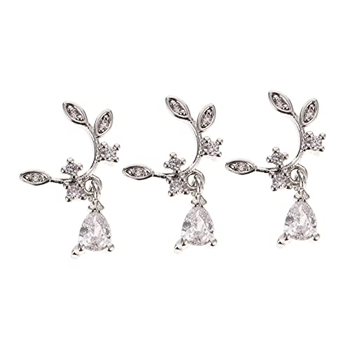 CALLARON 1 Satz Glänzende Charms Blüten Dekorationen Maniküre Accessoires Für Hochzeiten Partys Und Feste Langlebiges Design Für Anfänger Und Profis 3 Stück CALLARON 1 Satz Glänzende Charms Blüten Dekorationen Maniküre Accessoires Für Hochzeiten Partys Und Feste Langlebiges Design Für Anfänger Und Profis 3 Stück von CALLARON