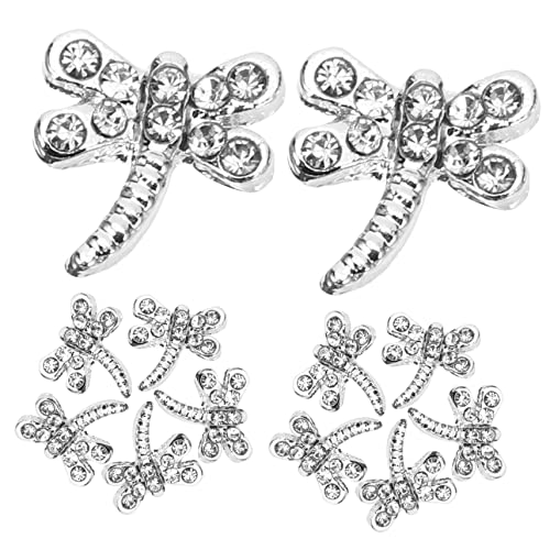 CALLARON 1 Satz Glänzende Nagel Charms Dekorative Nail Art Schmuckstücke Für Kreative Maniküre Diy Designs 20 Stück von CALLARON