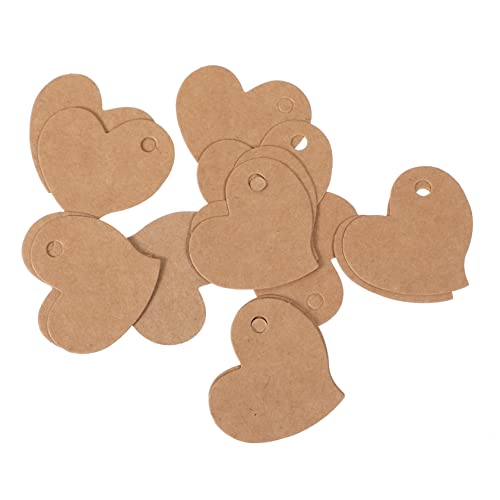 CALLARON 1 Satz Herzförmige Kraftpapier Etiketten Pack Anhänger Mit Vorgebohrten Löchern Für Diy Projekte Für Preisschilder Und Bastelarbeiten 3er-packungen CALLARON 1 Satz Herzförmige Kraftpapier Etiketten Pack Anhänger Mit Vorgebohrten Löchern Für Diy Projekte Für Preisschilder Und Bastelarbeiten 3er-packungen von CALLARON