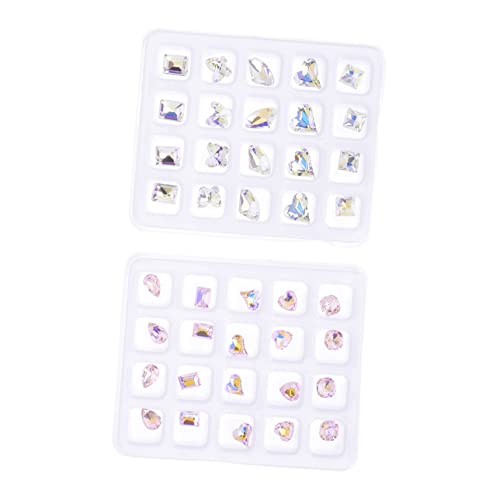 CALLARON 1 Satz Spezielles Diamant -set Lieferungen Strasssteine für Nägel Spitze Maniküre- Reiz Strass-anhänger Für Nägel Perlen Für Nagel Nagelzauber Plastik Bunt 40 Stück CALLARON 1 Satz Spezielles Diamant -set Lieferungen Strasssteine für Nägel Spitze Maniküre- Reiz Strass-anhänger Für Nägel Perlen Für Nagel Nagelzauber Plastik Bunt 40 Stück von CALLARON