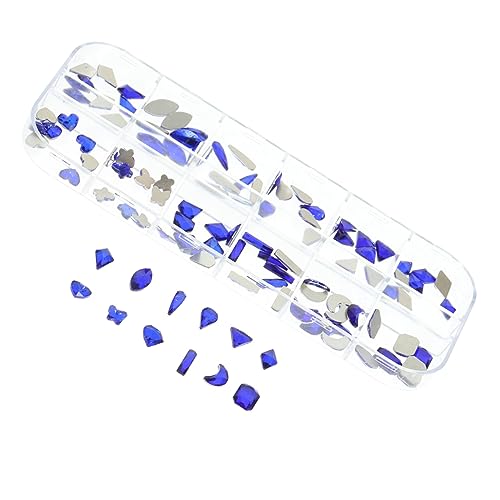 CALLARON 1 Schachtel Flache Strasssteine für Nägel Glitzernde Nail Art Dekoration aus Hochwertigem für Diy Nageldesign und Bastelprojekte für Nagelstudios und Heimwerker CALLARON 1 Schachtel Flache Strasssteine für Nägel Glitzernde Nail Art Dekoration aus Hochwertigem für Diy Nageldesign und Bastelprojekte für Nagelstudios und Heimwerker von CALLARON