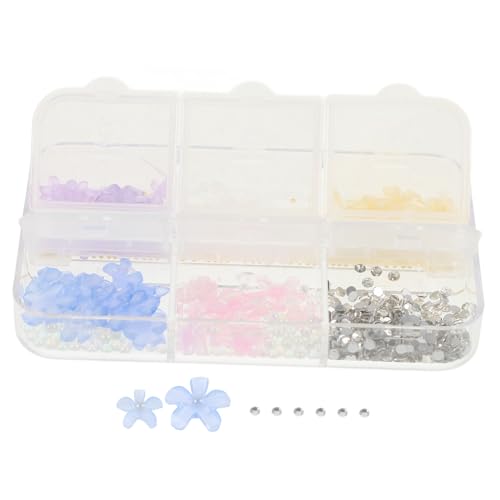 CALLARON 1 Schachtel Nagel Diy Reize Diy-maniküre-anhänger Herstellung Ästhetisch Kunst Nagelabziehbilder Mit Blumen Dekoration Nail-art-handwerk Bausätze Blumen-nagelanhänger Plastik CALLARON 1 Schachtel Nagel Diy Reize Diy-maniküre-anhänger Herstellung Ästhetisch Kunst Nagelabziehbilder Mit Blumen Dekoration Nail-art-handwerk Bausätze Blumen-nagelanhänger Plastik von CALLARON