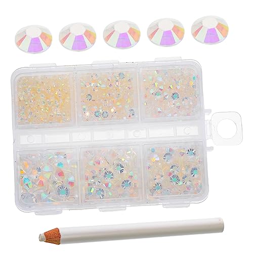 CALLARON 1 Schachtel Nagelsticker Diamantschmuck Herstellung Strass Handwerk Juwelen Zum Handwerk Wohnung Verzierungen Für Das Handwerk Nagel Charms Basteln Nägel Weiß Harz CALLARON 1 Schachtel Nagelsticker Diamantschmuck Herstellung Strass Handwerk Juwelen Zum Handwerk Wohnung Verzierungen Für Das Handwerk Nagel Charms Basteln Nägel Weiß Harz von CALLARON