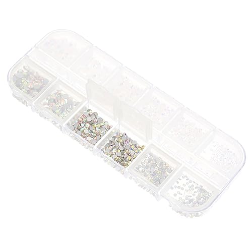 CALLARON 1 Schachtel Nail Art Dekoration Flache Nail für Maniküre Selbstklebende Strasssteine und Schmucksteine für DIY Nageldesigns Langlebig und Elegant für Nägel CALLARON 1 Schachtel Nail Art Dekoration Flache Nail für Maniküre Selbstklebende Strasssteine und Schmucksteine für DIY Nageldesigns Langlebig und Elegant für Nägel von CALLARON