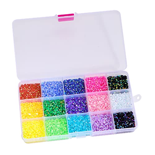CALLARON 1 Schachtel Nail Art Strasssteine Farben Diy Nail Jewels für Funkelnde Nagelgestaltung Hochzeiten Feste Geburtstage und Bastelprojekte CALLARON 1 Schachtel Nail Art Strasssteine Farben Diy Nail Jewels für Funkelnde Nagelgestaltung Hochzeiten Feste Geburtstage und Bastelprojekte von CALLARON
