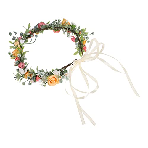 CALLARON 1 Stück Farbenfrohe Krone Braut Haarkranz Hochzeit Blumenhaarband Hochzeitsgirlande Stirnband Blumenstirnband Girlandstirnband Blumenhaarkranz braut haargirlande Stoff Bunt CALLARON 1 Stück Farbenfrohe Krone Braut Haarkranz Hochzeit Blumenhaarband Hochzeitsgirlande Stirnband Blumenstirnband Girlandstirnband Blumenhaarkranz braut haargirlande Stoff Bunt von CALLARON
