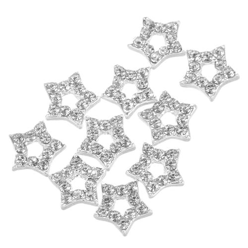 CALLARON 10 Stück Sternpendellornamente maniküre zubehör nägel charms Nailart Zubehör Rhinestones für Maniküre Nagelcharms Manikürezubehör Nageldekore für Damennägel Zinklegierung Silver CALLARON 10 Stück Sternpendellornamente maniküre zubehör nägel charms Nailart Zubehör Rhinestones für Maniküre Nagelcharms Manikürezubehör Nageldekore für Damennägel Zinklegierung Silver von CALLARON