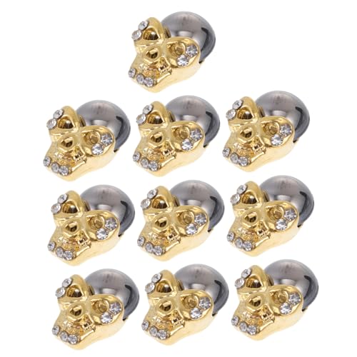 CALLARON 10 Stück Teiliges Nagelkunst mit Langlebigen Schädel Charms DIY Maniküre Dekoration für Frauen Praktischer Nail Art Schmuck für Kreative Nagelgestaltung und Halloween Nail Decor CALLARON 10 Stück Teiliges Nagelkunst mit Langlebigen Schädel Charms DIY Maniküre Dekoration für Frauen Praktischer Nail Art Schmuck für Kreative Nagelgestaltung und Halloween Nail Decor von CALLARON