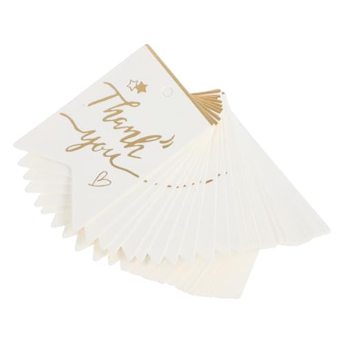 CALLARON 100 Stück Geschenkverpackungsanhänger Dekorativ geprägt favorisieren Karte behandeln Bogen Du geschenktaschen geburtstagsdekoration Danke Tags Babyparty Danke Label-Tag Papier Weiß CALLARON 100 Stück Geschenkverpackungsanhänger Dekorativ geprägt favorisieren Karte behandeln Bogen Du geschenktaschen geburtstagsdekoration Danke Tags Babyparty Danke Label-Tag Papier Weiß von CALLARON