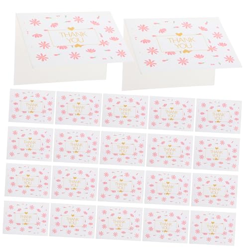 CALLARON 100 Stück Grußkarte Geburtstag Du Schild Hochzeitsbedarf Party-segenskarten Danke Karten Hochzeitsgeschenkkarten Dekorative Karten Dankeskarten Für Frauen Karten Schreiben Papier von CALLARON
