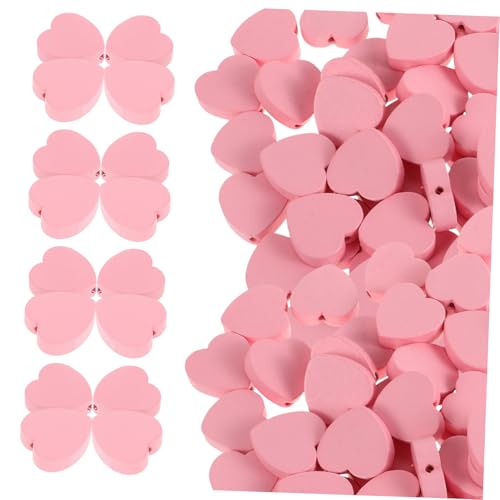 CALLARON 100 Stück Herzförmige Holzperlen Valentinstag DIY Schmuck Zubehör Herz Holzperlen Für Armbänder Halsketten Basteln Romantische Dekorationen CALLARON 100 Stück Herzförmige Holzperlen Valentinstag DIY Schmuck Zubehör Herz Holzperlen Für Armbänder Halsketten Basteln Romantische Dekorationen von CALLARON