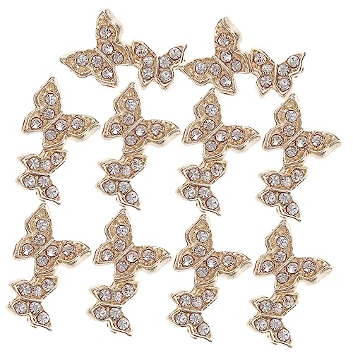 CALLARON 10Stücke Teiliges Schmetterling Nagelkristalle Strasssteine Für Nail Art Dekoration Für Designs Und Vielseitige Anwendungen CALLARON 10Stücke Teiliges Schmetterling Nagelkristalle Strasssteine Für Nail Art Dekoration Für Designs Und Vielseitige Anwendungen von CALLARON