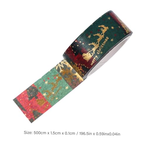 CALLARON 12 Rollen Weihnachts Washi Tape Dekoratives DIY Klebeband mit Gold und Silberprägung Vielseitig für Scrapbooking Planer Geschenkverpackung und Bastelprojekte CALLARON 12 Rollen Weihnachts Washi Tape Dekoratives DIY Klebeband mit Gold und Silberprägung Vielseitig für Scrapbooking Planer Geschenkverpackung und Bastelprojekte von CALLARON