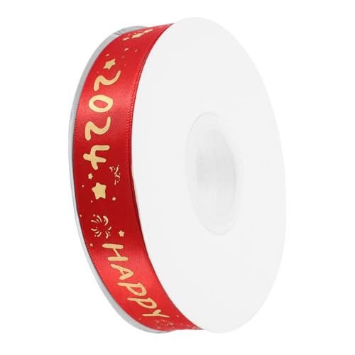 CALLARON 1Rolle Neujahrs Geschenkband Mehrfarbiges DIY Dekoband Für Bastelprojekte Für Dekoration Von Partys Und Festlichkeiten Nicht Verblassend Und Langlebig CALLARON 1Rolle Neujahrs Geschenkband Mehrfarbiges DIY Dekoband Für Bastelprojekte Für Dekoration Von Partys Und Festlichkeiten Nicht Verblassend Und Langlebig von CALLARON
