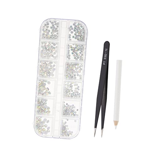 CALLARON 1Satz Rhinestone Nail Art Decorations Plastic Nail Charms For DIY Manicure Supplies For Nail Art Enthusiasts Creative Designs CALLARON 1Satz Rhinestone Nail Art Decorations Plastic Nail Charms For DIY Manicure Supplies For Nail Art Enthusiasts Creative Designs von CALLARON