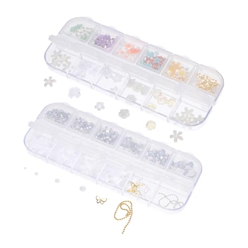 CALLARON 2 Boxen Nagelzubehör Nageldekore Nageldekoration Damen Manikürezubehör Nagelanhänger Niedliche Nagelanhänger Kit Nagelanhänger Nagelkunst Nagelkunst Edelsteine CALLARON 2 Boxen Nagelzubehör Nageldekore Nageldekoration Damen Manikürezubehör Nagelanhänger Niedliche Nagelanhänger Kit Nagelanhänger Nagelkunst Nagelkunst Edelsteine von CALLARON
