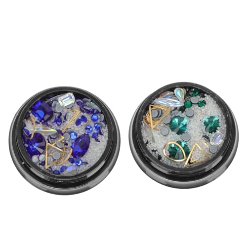 CALLARON 2 Boxen Nailart-accessoires Mit Strasssteinen Nägel Nagel Charms Uv Dekorationen Diamant Maniküre Nieten Nageldekor Zubehör Polieren Fingernagel Aufkleber Nagel Diy CALLARON 2 Boxen Nailart-accessoires Mit Strasssteinen Nägel Nagel Charms Uv Dekorationen Diamant Maniküre Nieten Nageldekor Zubehör Polieren Fingernagel Aufkleber Nagel Diy von CALLARON