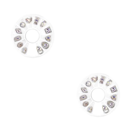 CALLARON 2 Packungen Alloy Nail Patches Maniküre Zubehör Dekorative Nägel Zubehör für Nail Art und DIY Designs zum Verzieren von Nägeln und Anderen Oberflächen CALLARON 2 Packungen Alloy Nail Patches Maniküre Zubehör Dekorative Nägel Zubehör für Nail Art und DIY Designs zum Verzieren von Nägeln und Anderen Oberflächen von CALLARON