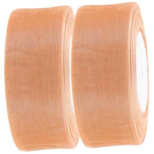 CALLARON 2 Rollen Geschenkband aus Tüll schneidbares Geschenkband Bänder zum Verpacken erste Geburtstag Schleife seidenband ribbon Multifunktions-Paketband verschleißfestes Bastelband Nylon CALLARON 2 Rollen Geschenkband aus Tüll schneidbares Geschenkband Bänder zum Verpacken erste Geburtstag Schleife seidenband ribbon Multifunktions-Paketband verschleißfestes Bastelband Nylon von CALLARON