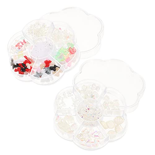 CALLARON 2 Sätze Maniküre Charms Design Perlen Nagelaccessoires Für Diy Nail Art Boxen Mit Verschiedenen Dekorationen Für Nail Designs Und Persönliche Gestaltung 2boxen*2 CALLARON 2 Sätze Maniküre Charms Design Perlen Nagelaccessoires Für Diy Nail Art Boxen Mit Verschiedenen Dekorationen Für Nail Designs Und Persönliche Gestaltung 2boxen*2 von CALLARON